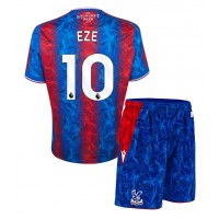 Camiseta Crystal Palace Eberechi Eze #10 Primera Equipación Replica 2024-25 para niños mangas cortas (+ Pantalones cortos)